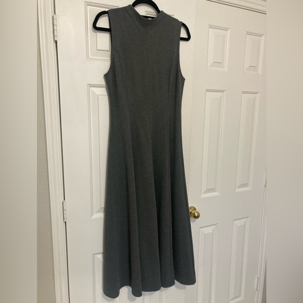 Aritzia Wilfred Ponteflex Ruth Dress in Heather Charcoal Size 8 NWT Lawyer - Picture 16 of 16
